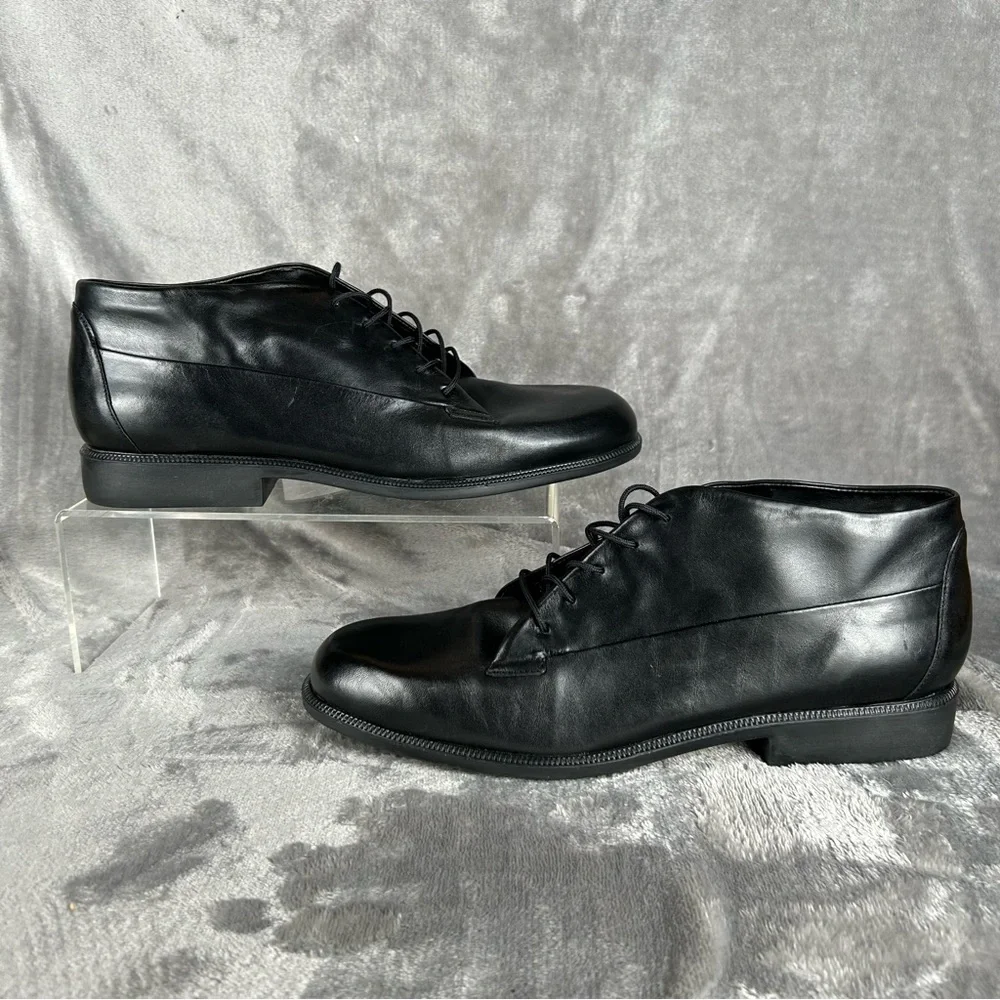 Easy Spirit Harverd Womens Lace Up Oxford Bootie‎ Womens 9.5 B Black Shoes